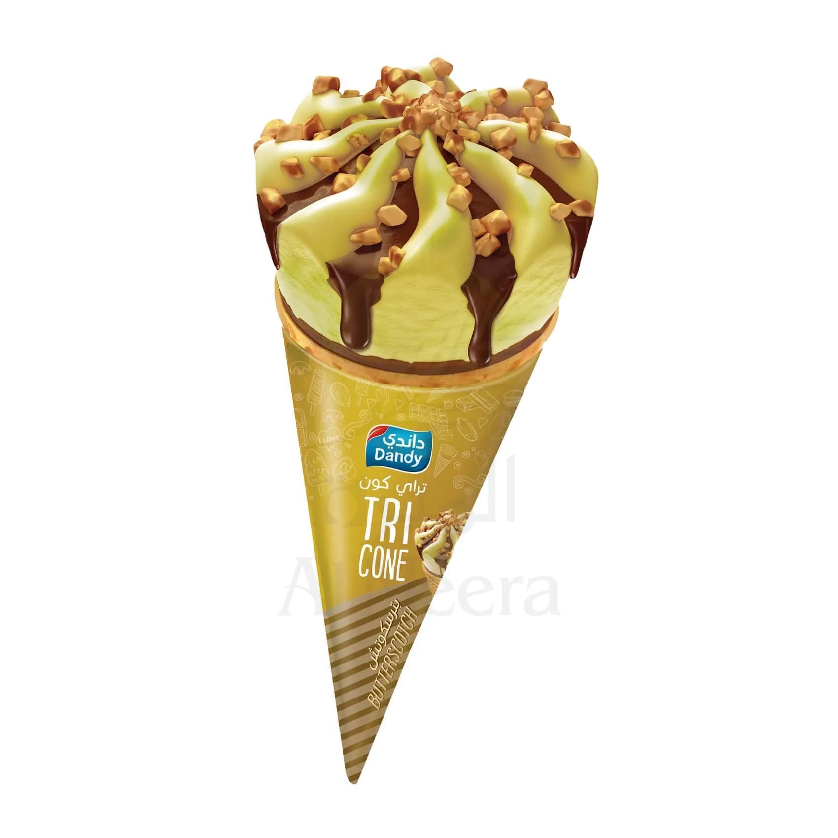 Dandy Ice Cream Butter Scotch Cone 110ML