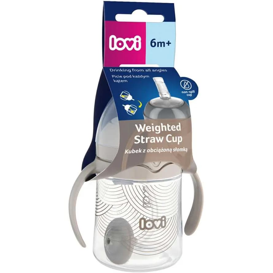 Lovi Weighted Straw Cup 6M+ Harmony 150Ml-35/367