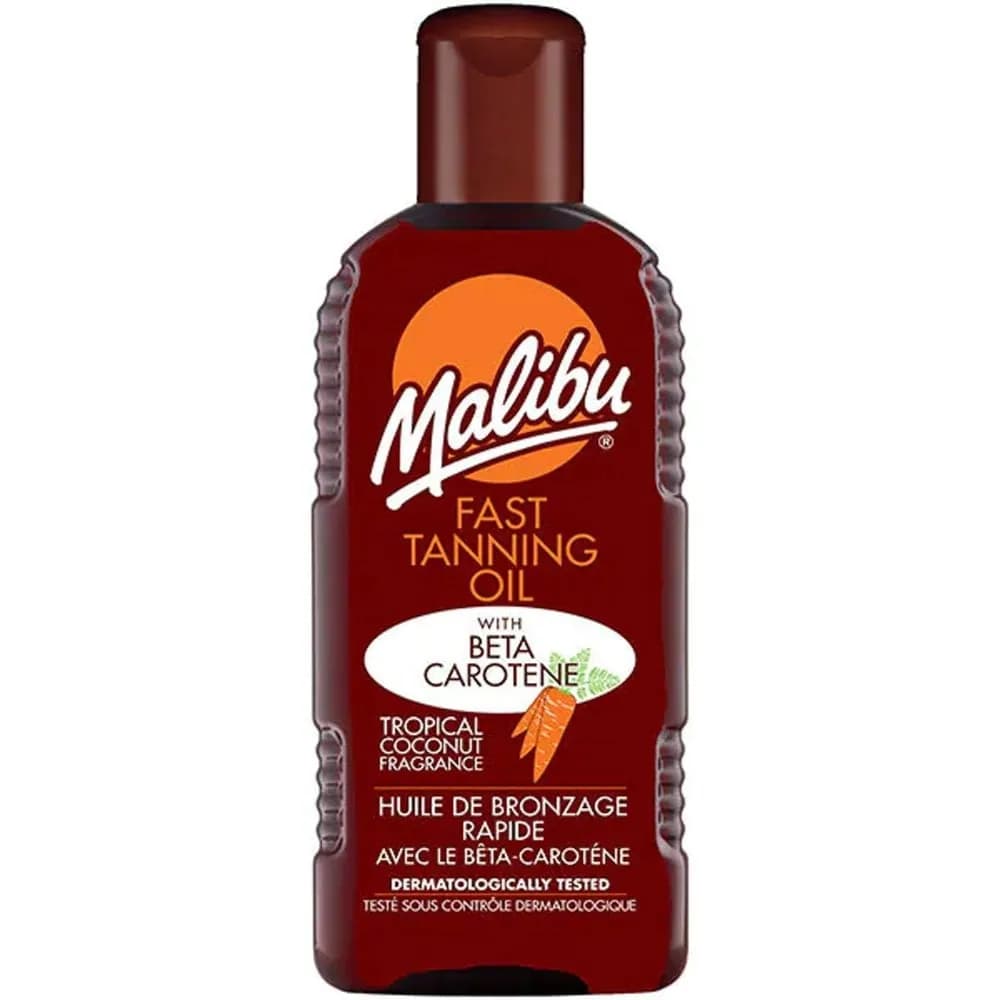 Malibu Beta Carotene Tanning Oil 200 Ml