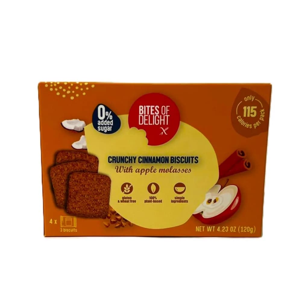 Bites of Delight Crunchy Cinnamon Biscuits 80g