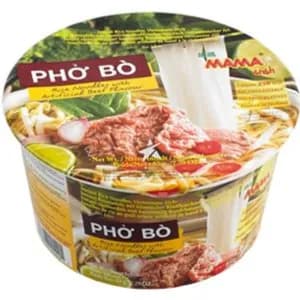 Mama Rice Noodles With Artificial Beef Flavour 65g