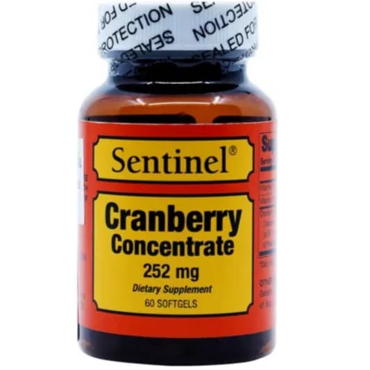 Sentinel Cranberry 252mg Concentate Cap 60s