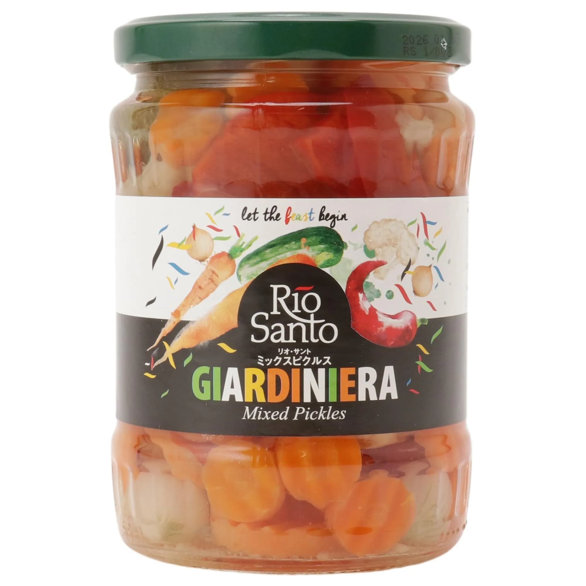 Rio Santo Mixed Pickels, 18.5 oz 525Gm