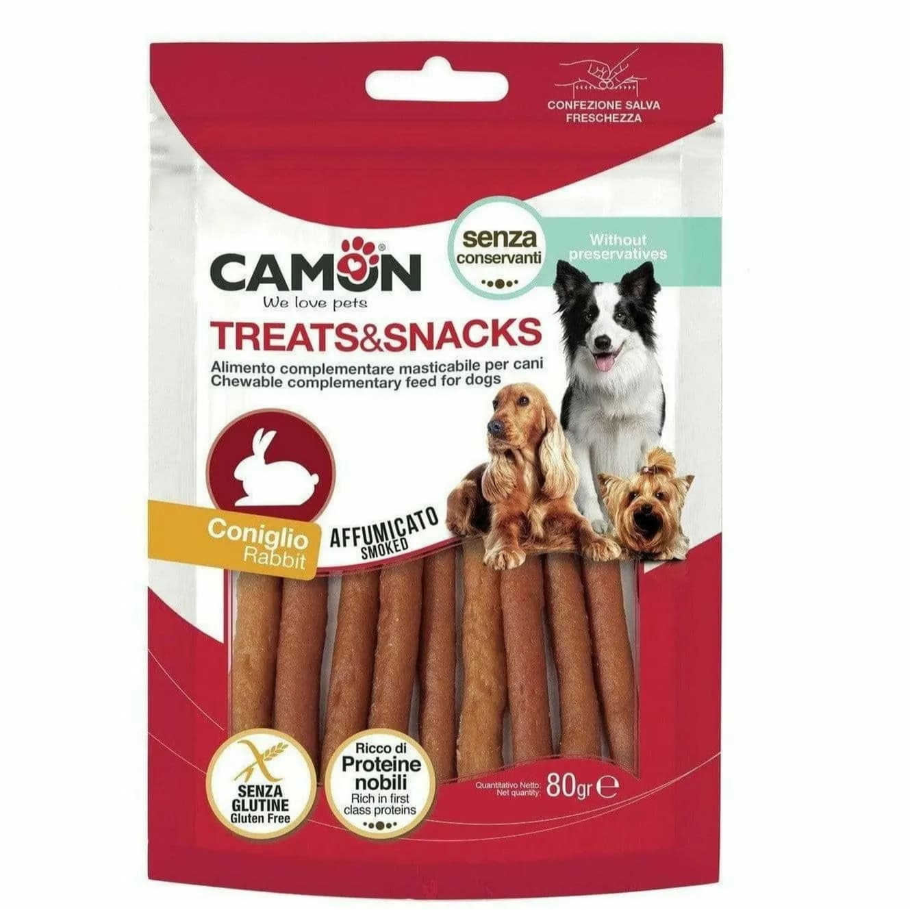 Smoked rabbit sticks (80g)