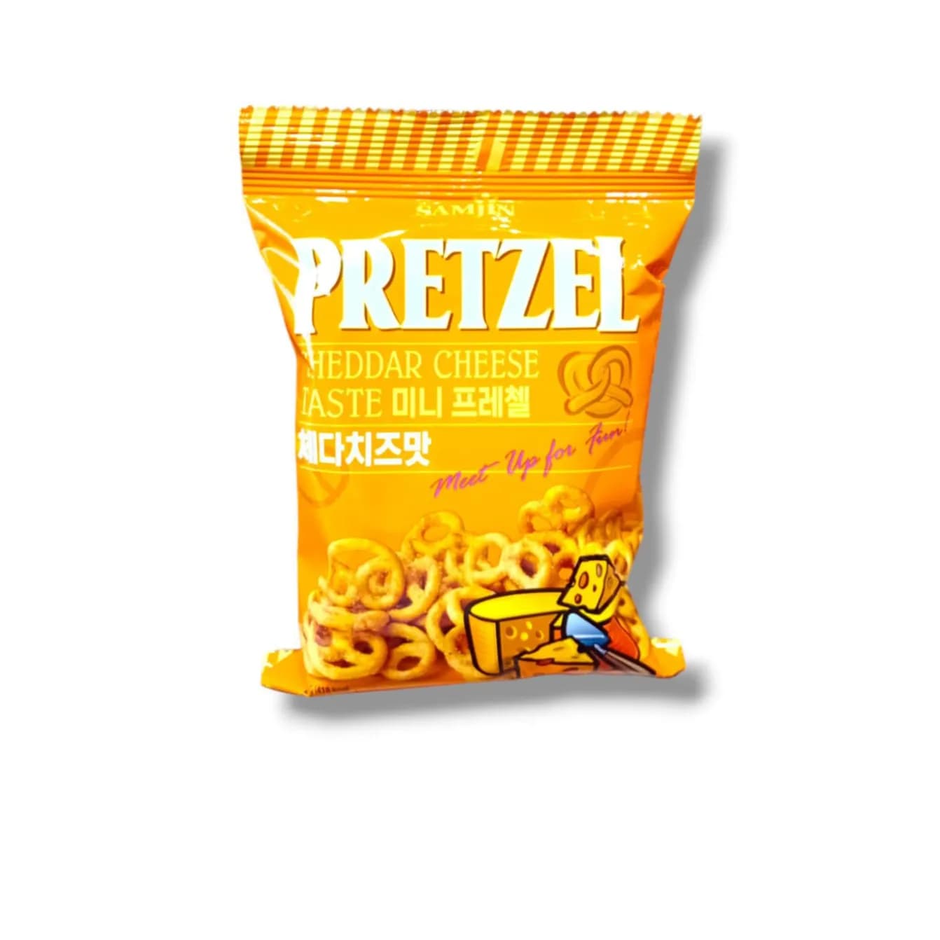 Samjin Pretzel Cheddar Cheese 85g