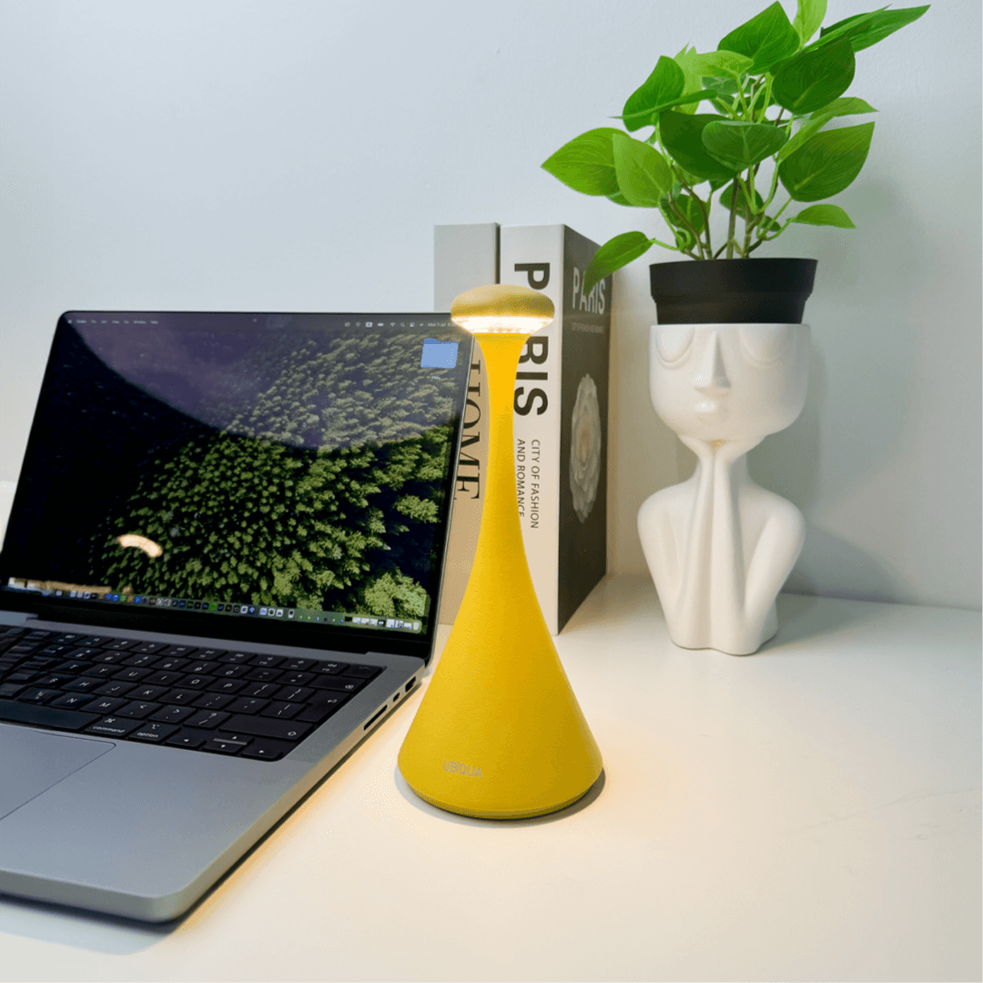 Pinup Mini Cordless Table Lamps - Yellow