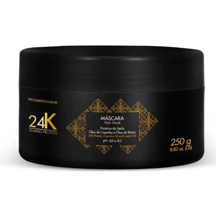 FIT 24K HAIR MASK 250 GRAM ( Protein-Lipid Vegan Mask )