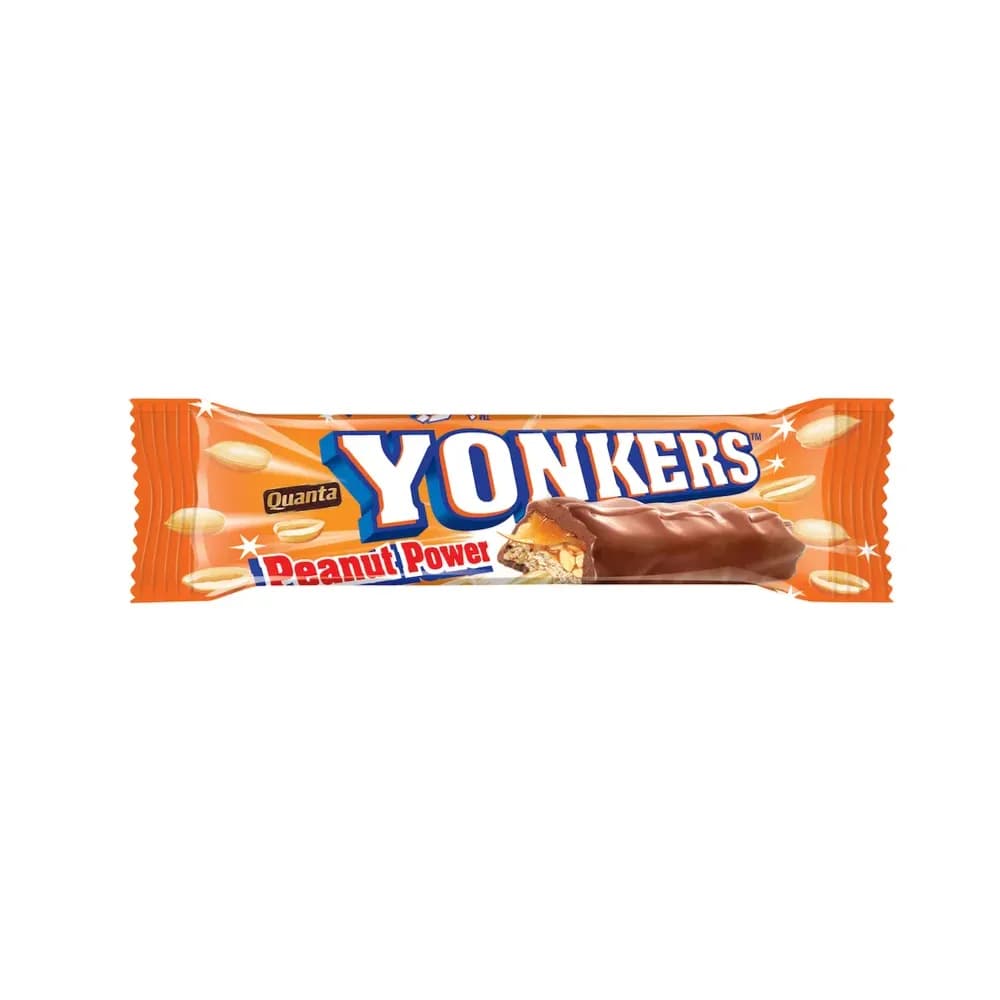 Quanta Yonkers Peanut Power Chocolate Bar 30gm