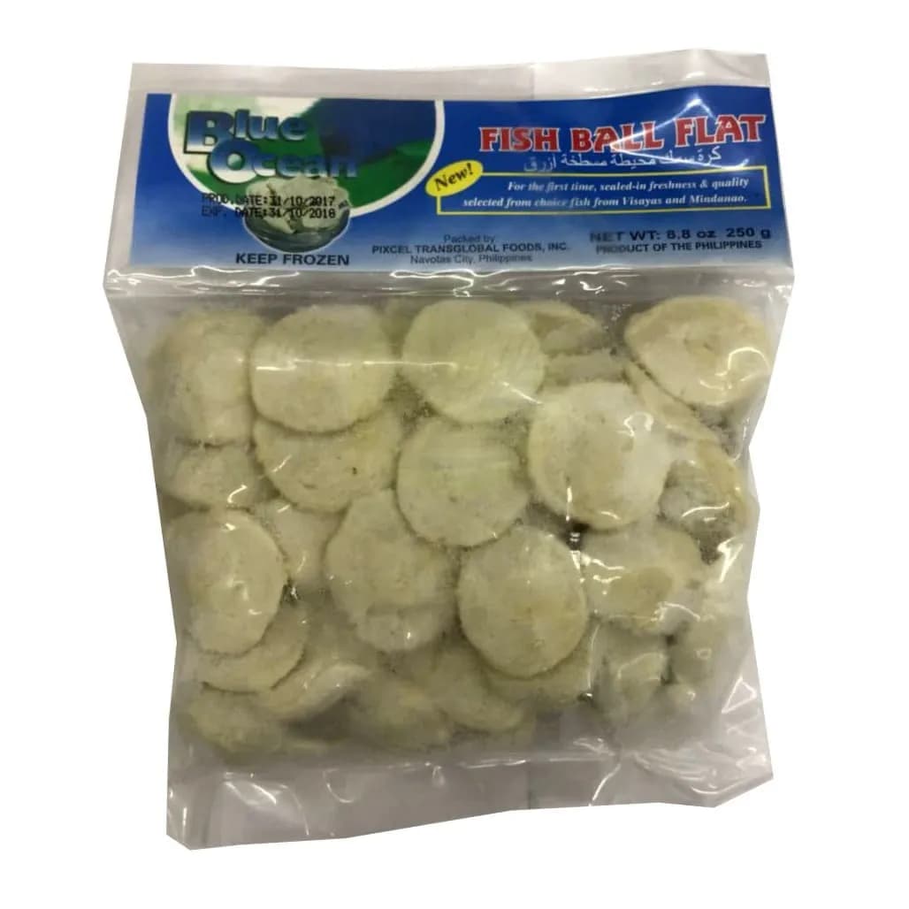 Blue Ocean Fozen Flat Fish Ball, 250g