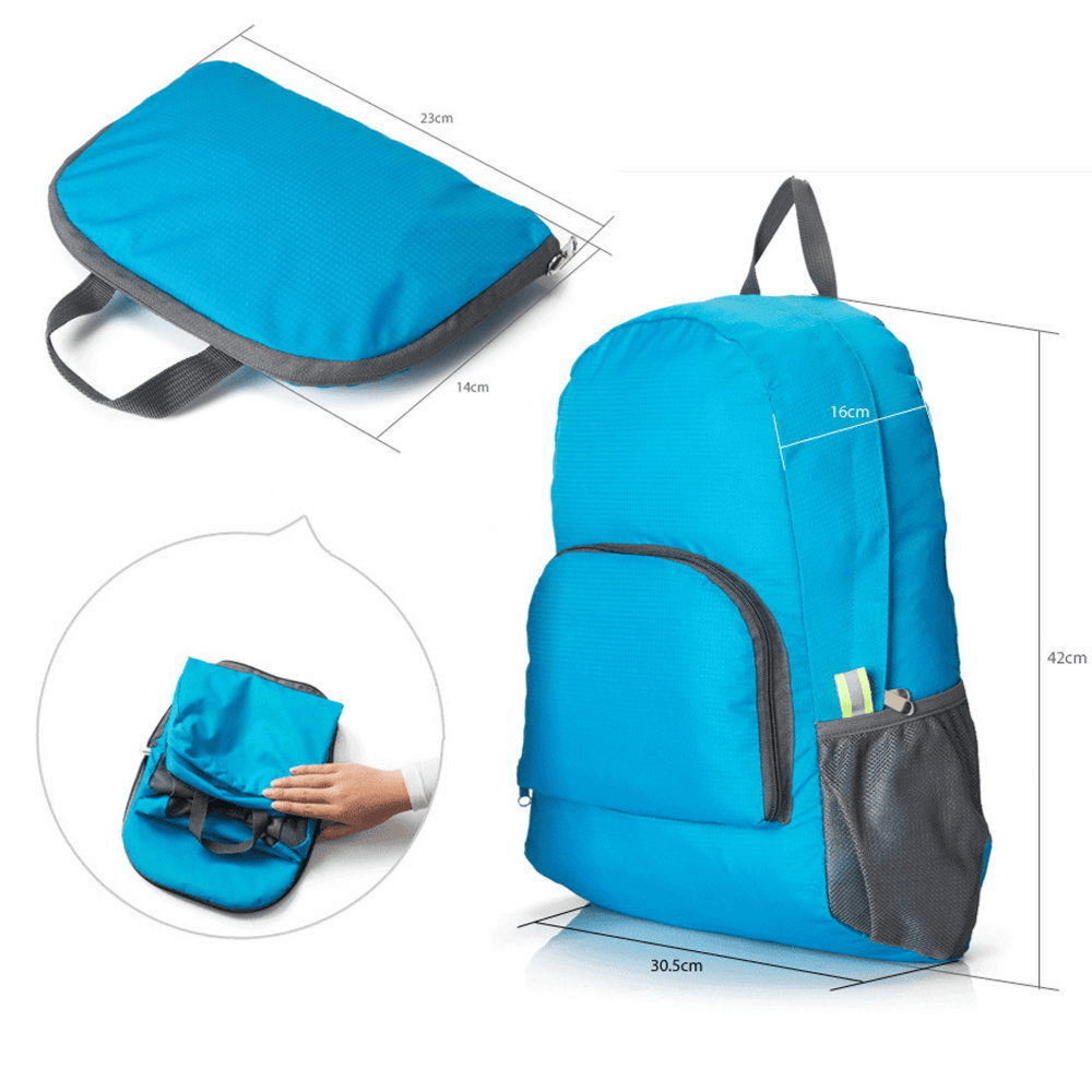 Foldable Backpack (blue)