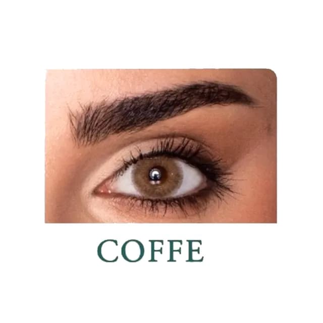 Tinker bell color contact lenses Coffe 14.2mm Made in Korea