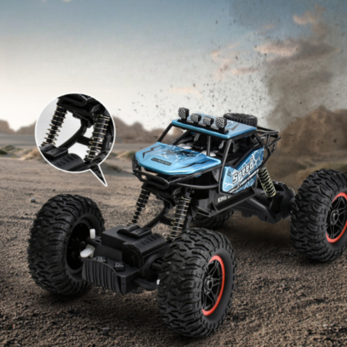 Rock Crawler  4 Wheel Drive Off-Road Remote Control Vehicle-Rc Car - 1:14 Scale - OFIS25 