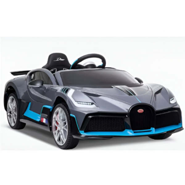 Bugatti Divo Kids Electric Ride On Battery Operated Baby Car-Rc Car-Black&Blue (ESWD11)