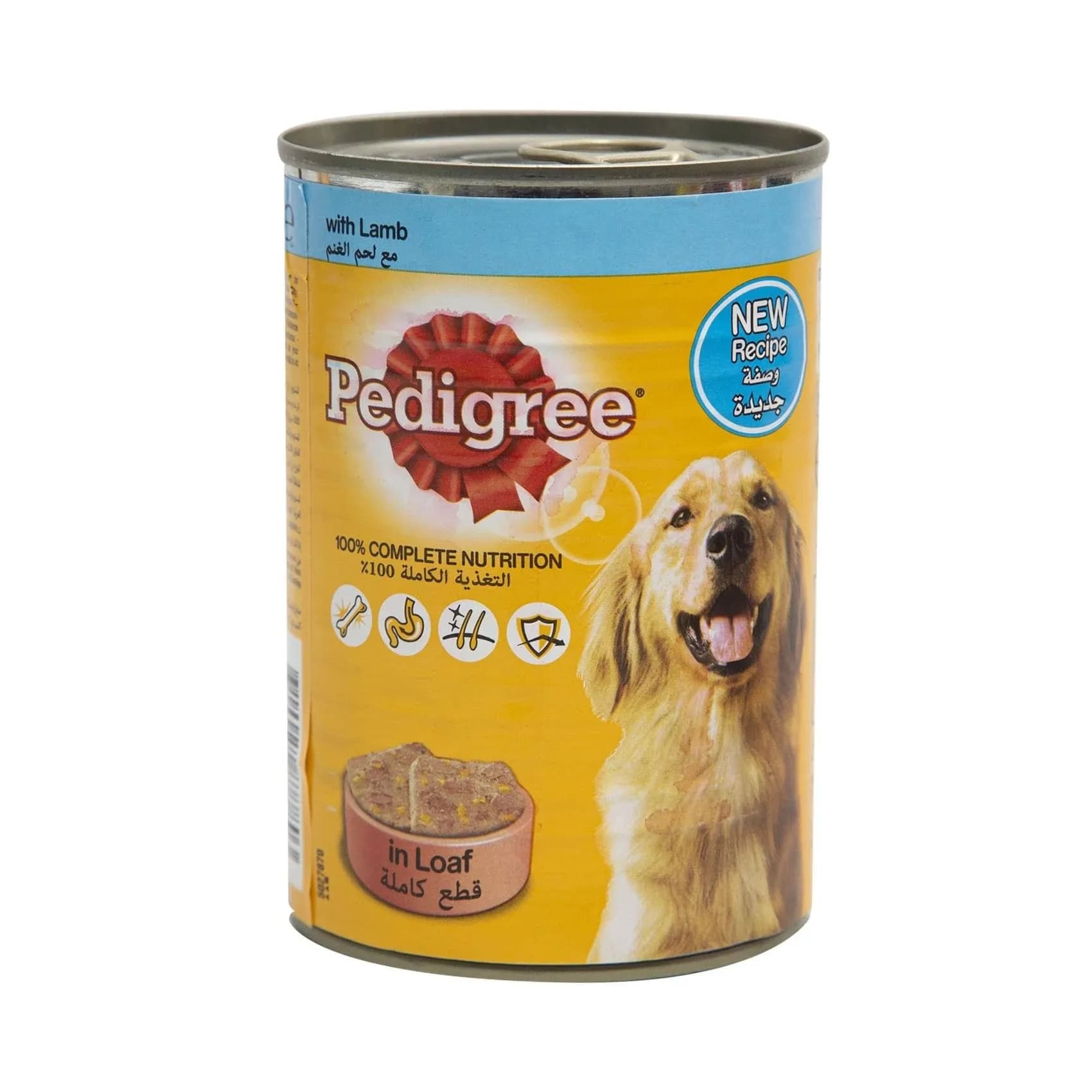 Pedigree Lamb, Wet Dog Food Can 400g