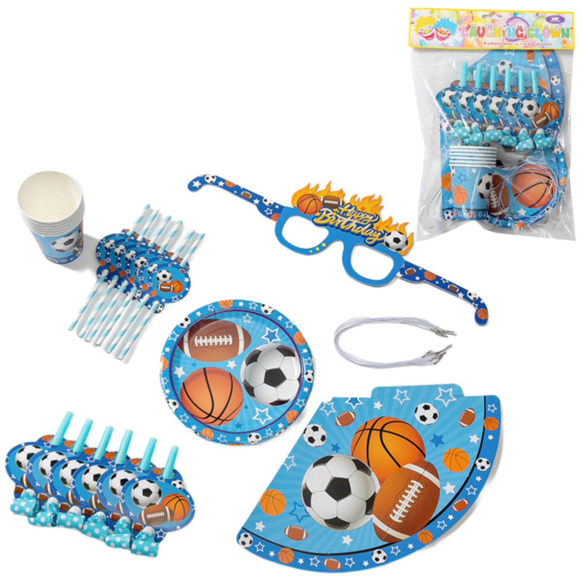 Sports Design Party Decoration Set - (PIIS218)