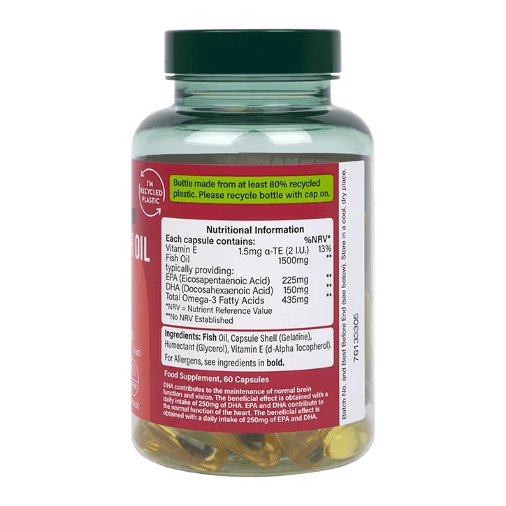 Omega 3 Fish Oil 1500mg 60 Capsules