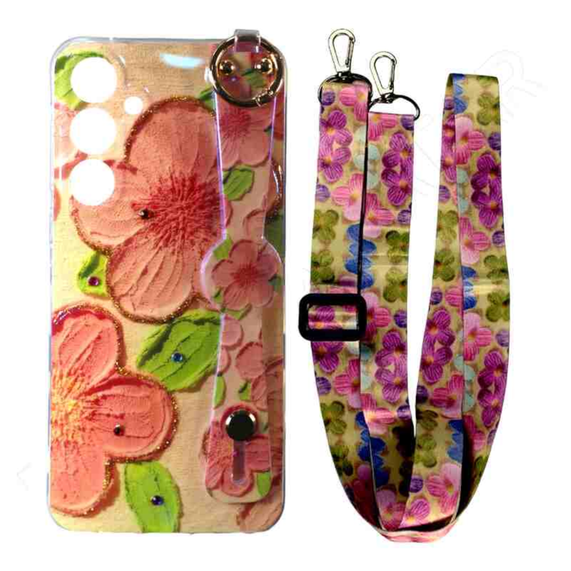 Samsung Galaxy A35 Painting Lanyard Cover & Case