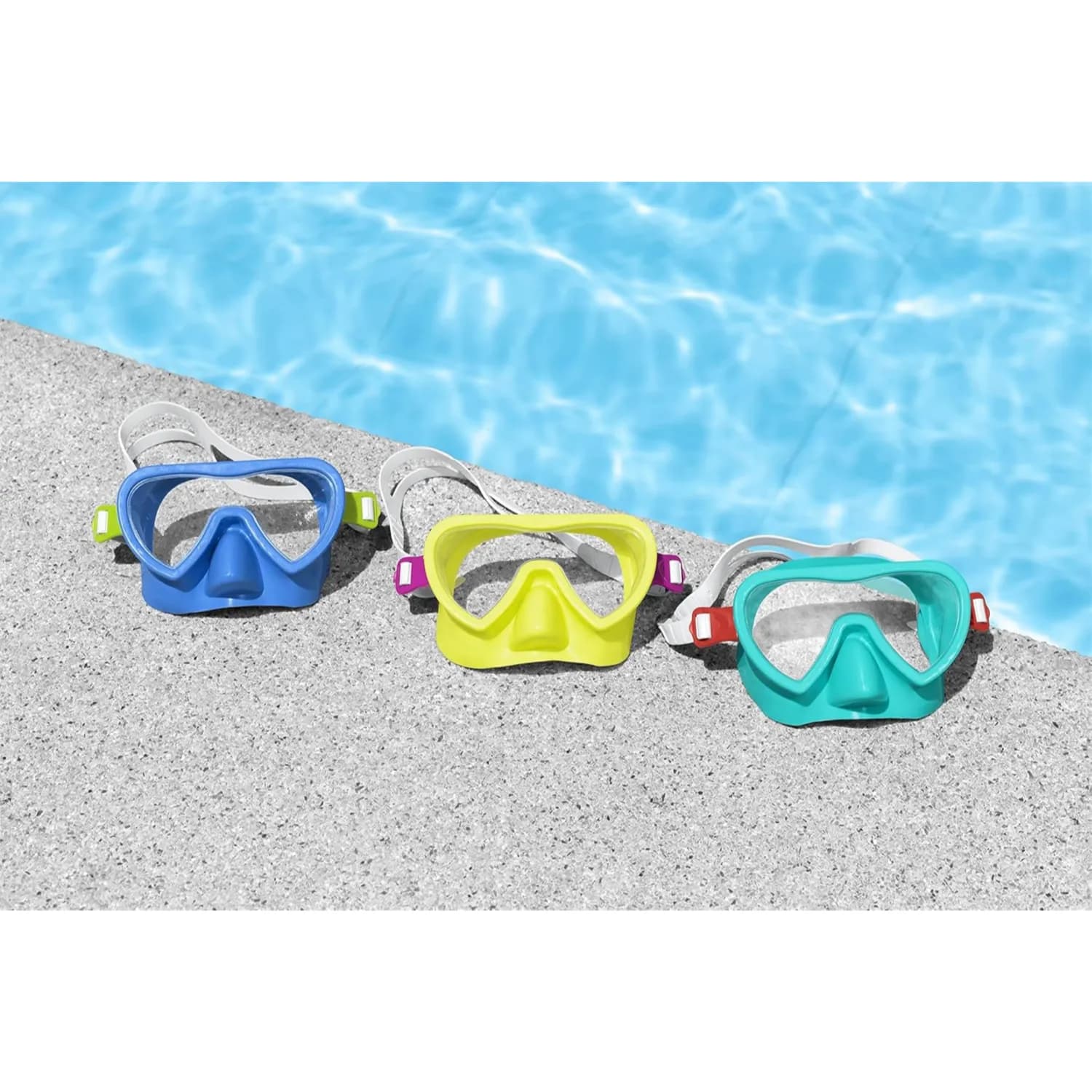 Bestway Guppy Children's Diving Mask - Goggles For 3+ Years - 1 Piece Set - POLT168