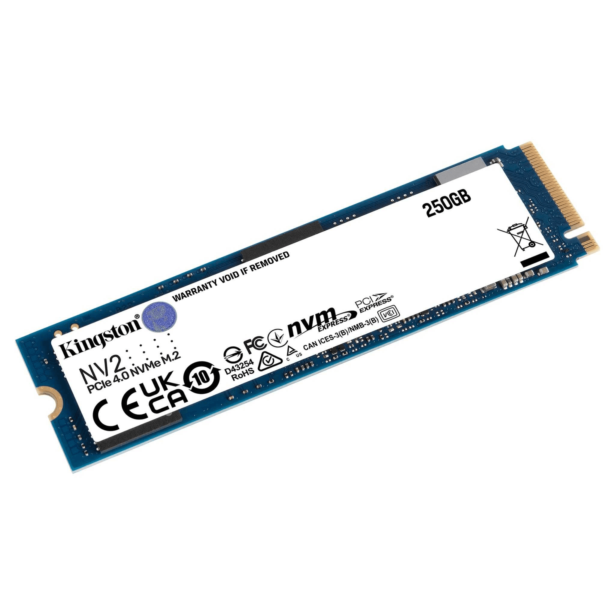 Kingston NV2 250GB M.2 2280 NVMe Internal SSD