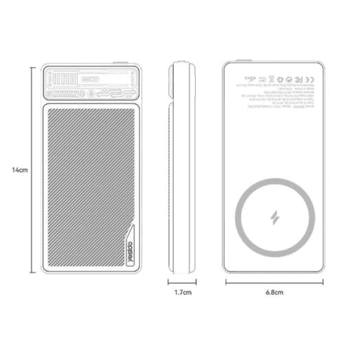 Yesido Power Bank 10000MAH 15W (YP57)