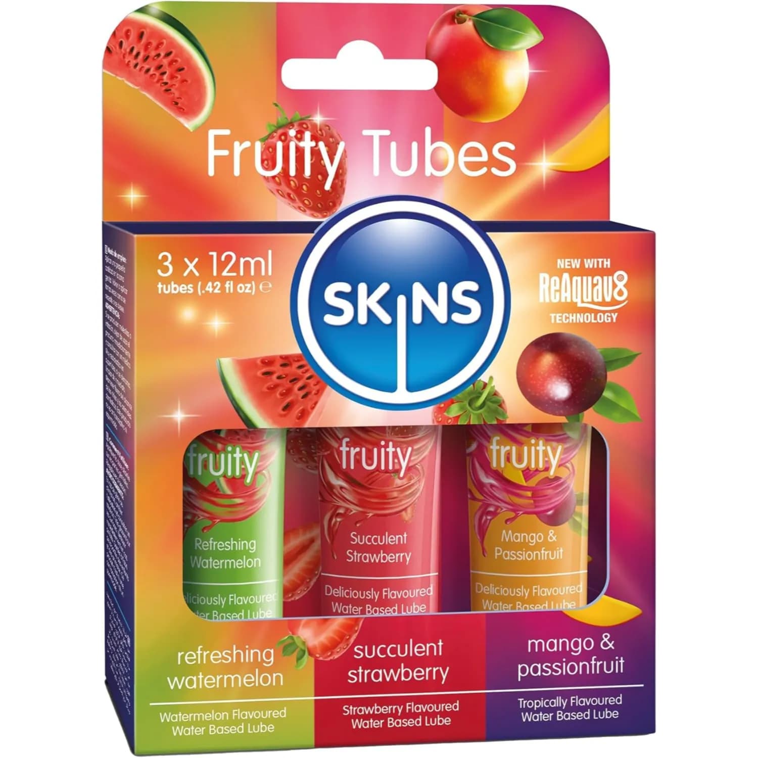 SKINS FRUITY TUBES LUBRICANT 3'S