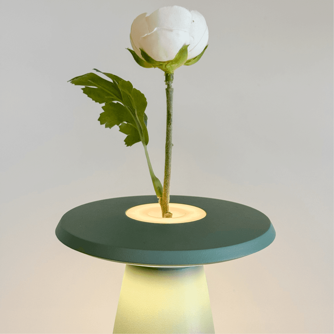 Flora Cordless Table Lamp  - Sage Green