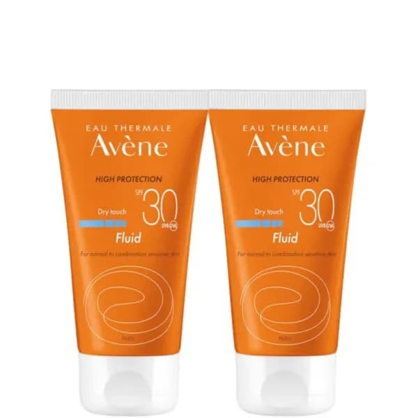 Avene Fluid Sunscreen Without Perfume Spf50+  1+1 Free