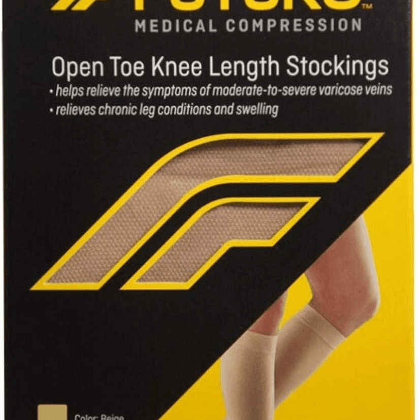 Futuro Open Toe Knee Length For Men & Women xl beige 71051en (562044)