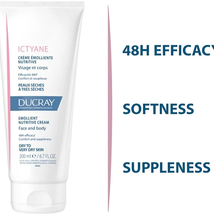 Ducray Ictyane Nourishing Emollient Cream 200Ml