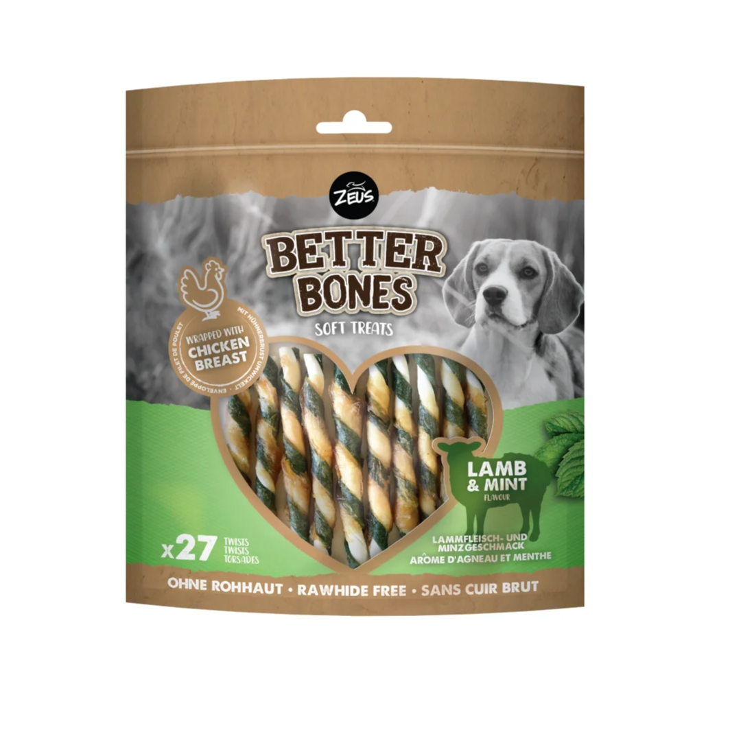 Zeus Better Bones Wrapped Lamb and Mint - 524 G