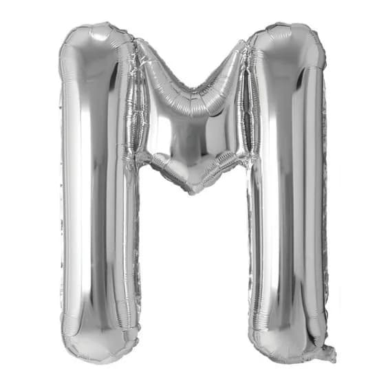 40 Inch Silver Letter Q Balloon With Helium