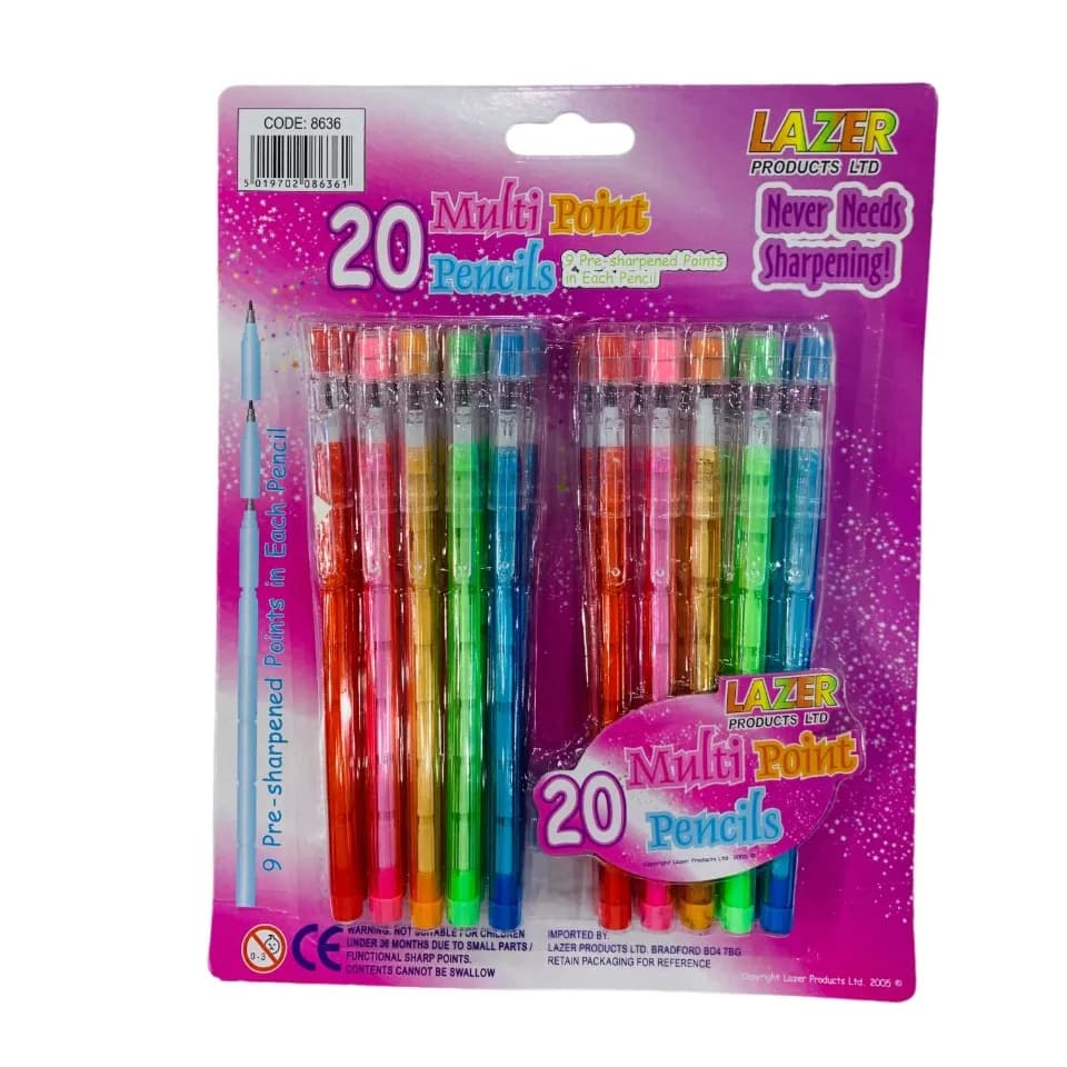 Push pencil set 20pcs