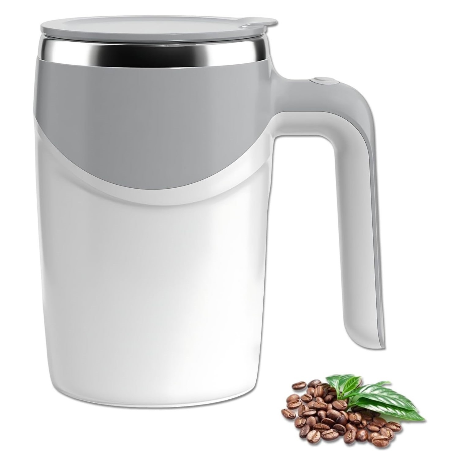 Automatic Magnetic Stirring Cup (White)