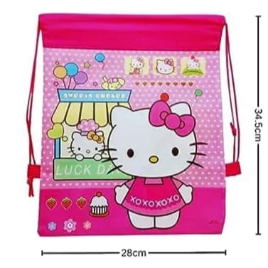 Hello Kitty Drawstring Bag 12 pcs