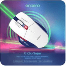 Endefo Rechargeable Wireless Mouse White