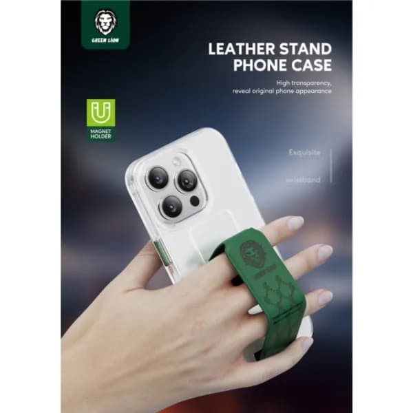 Green Lion Series 9 Viva Clear Case for iPhone 14 Pro