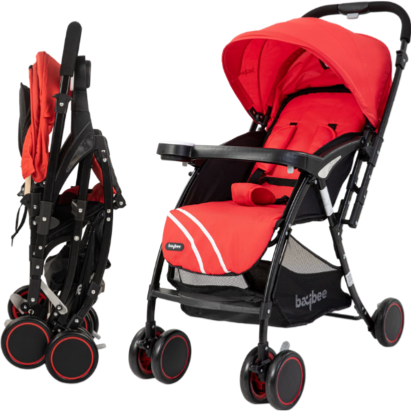 Baybee Portable Infant Baby Stroller For Babies-Red (STBY18)