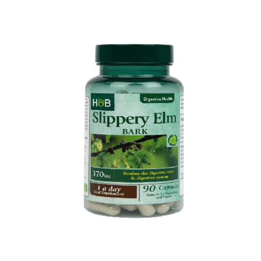 H&B Slippery Elm Bark 370mg 90 Capsules