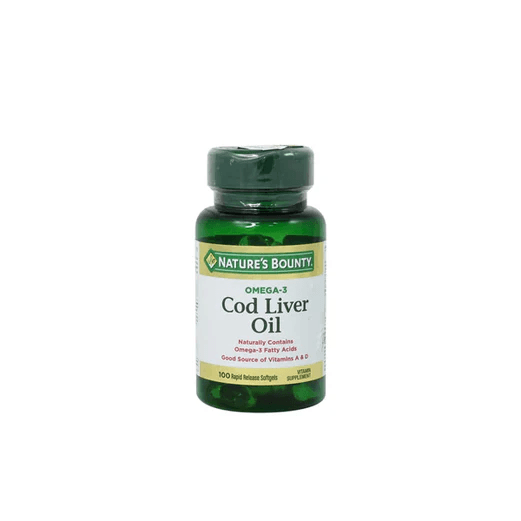 Nature'S Bounty Norwegian Cod Liver Oil Softgels 100'S