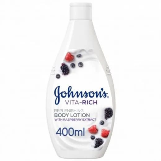 Johnsons Vita-Rich Body Lot Raspberry 400Ml"