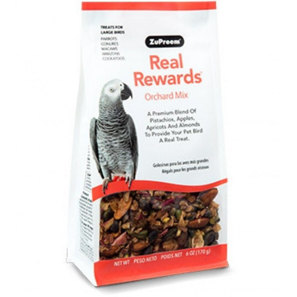 Real reward for large parrot -Orchard mix treats 170g