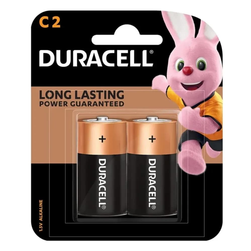 Duracell C2 Long Lasting Power Guaranteed 1.5V Alkaline Batteries