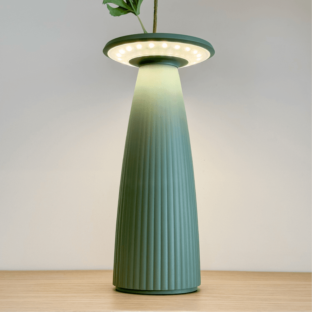 Flora Cordless Table Lamp  - Sage Green
