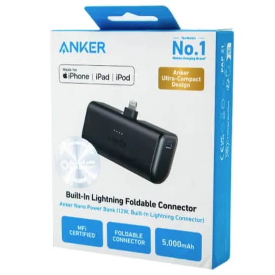 Power Bank for iPhone. iPad, iPod 5000mah - Anker A1645H11