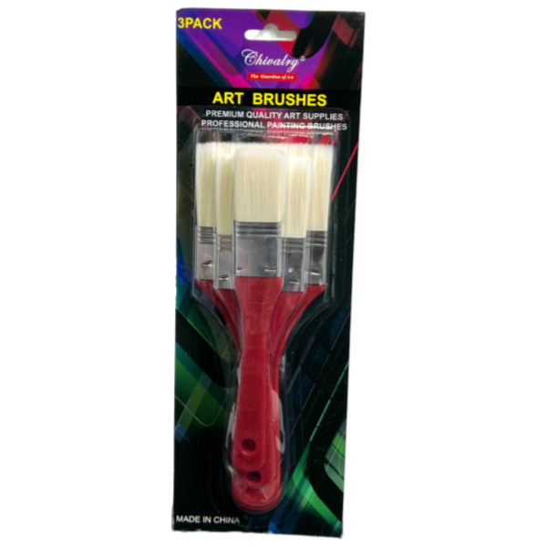 Chivalry Artist Brush- Pack Of 3 (BHQL24)