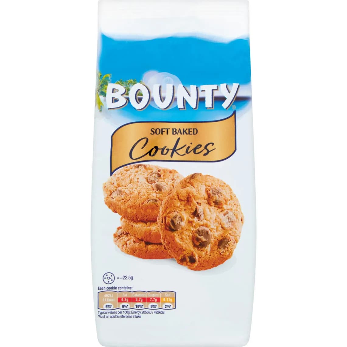 Bounty Soft Baked Cookies, 180g