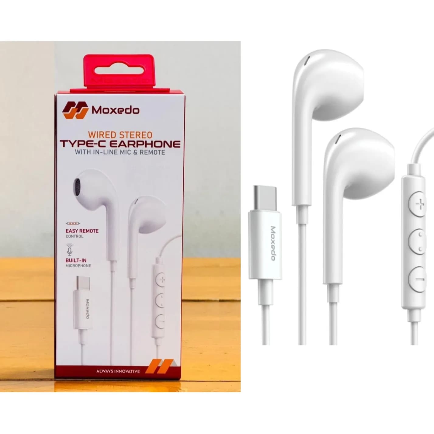 Type-C Headset - Moxedo white