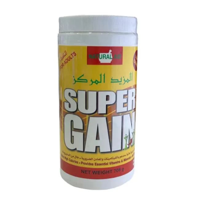 Natural Aid Super Gain for Adult 708G Banana Flavour