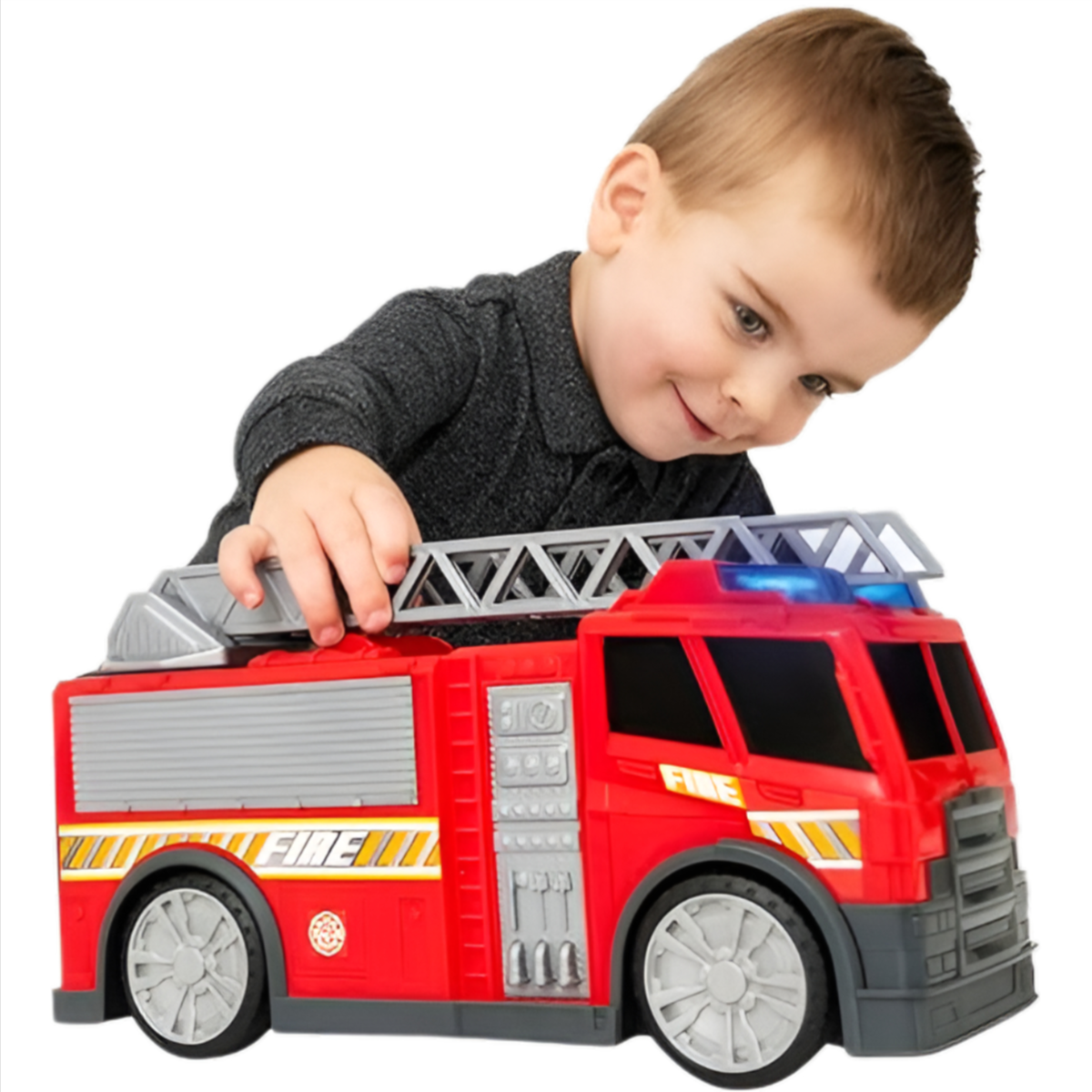 Teamsterz  Light & Sound Fire Engine Vehicle For Kids - (LMLT40)