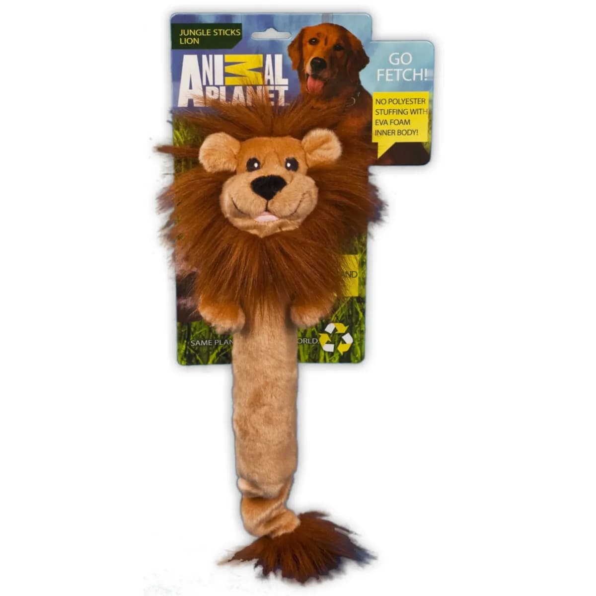 Animal Planet Stick Jungle Lion Toy for Dogs 